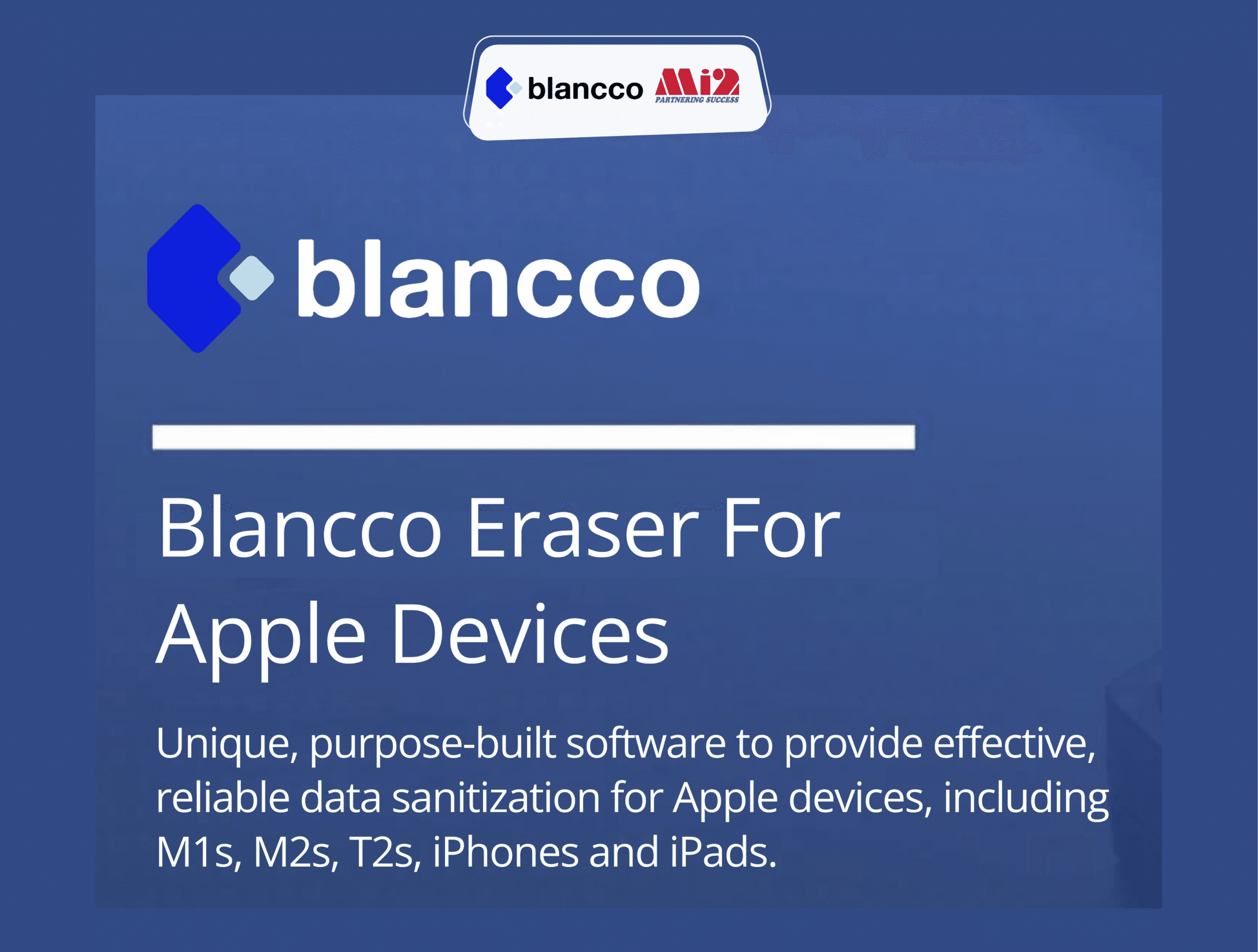Blancco Eraser cho Thiết bị Apple