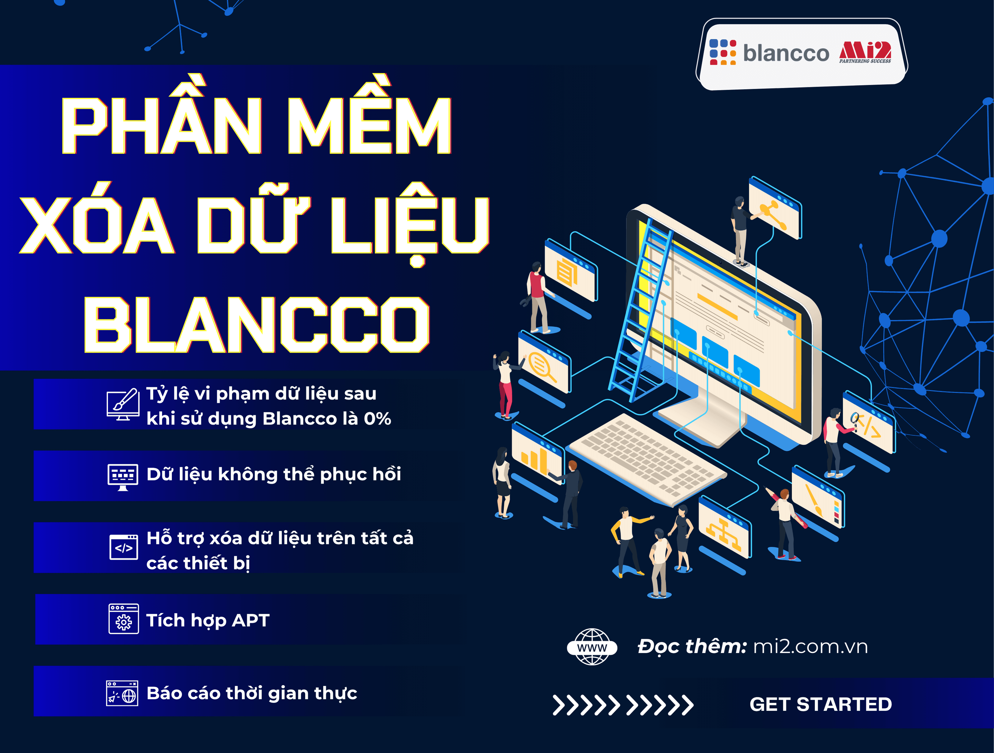 Phần mềm xóa dữ liệu Blancco là gì?